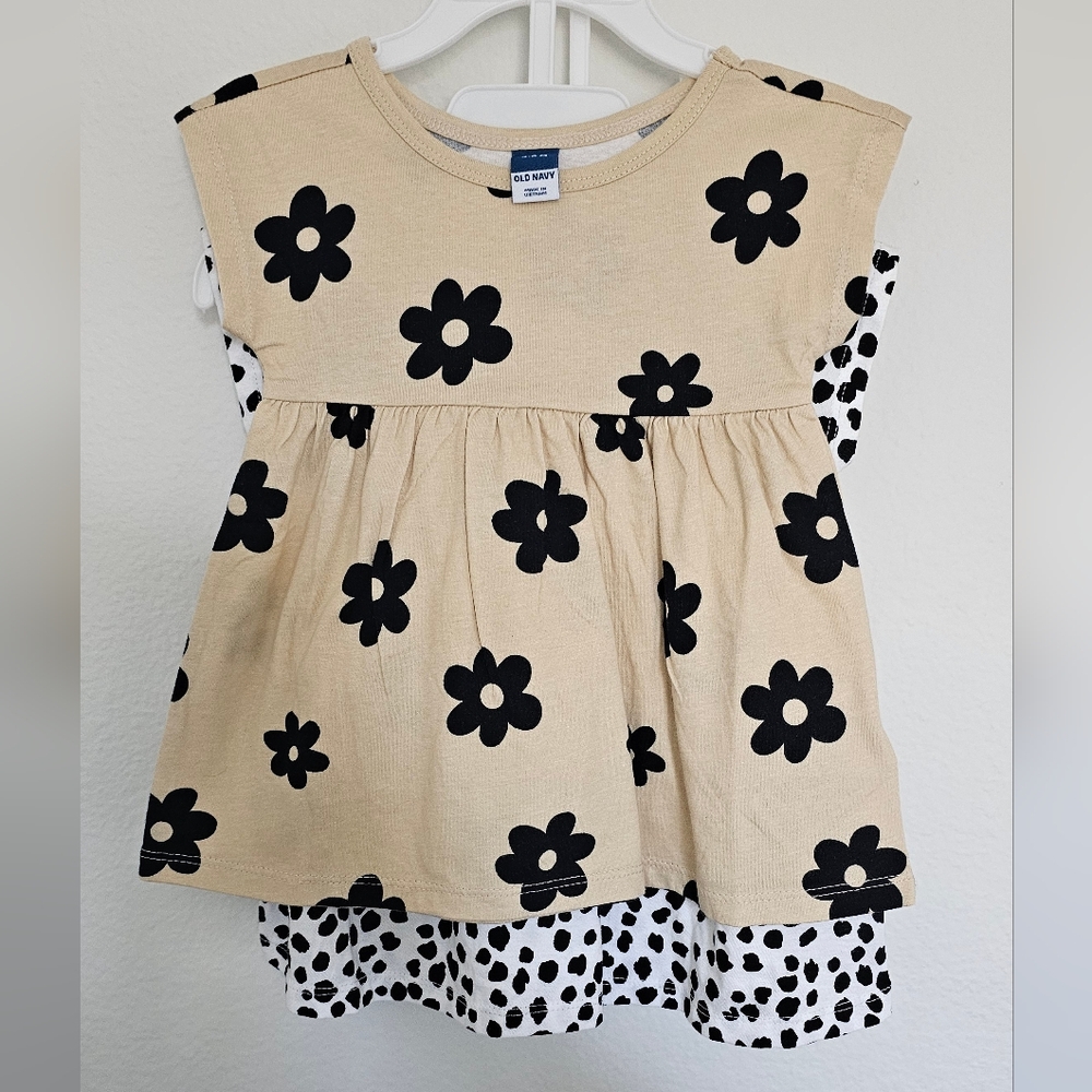 5/$20 NWT Old Navy Dress Set, Size 3-6M